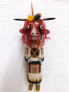 Old Style Hopi Carved Cow Traditional Animal Katsina Doll