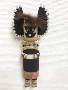 Old Style Hopi Carved Crow Mother Traditional Katsina Doll