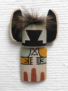 Old Style Hopi Carved Crow Mother Traditional Katsina Doll Ornament