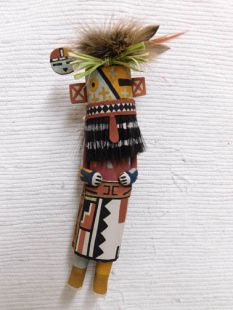 Old Style Hopi Carved Hillili Traditional Guard Katsina Doll
