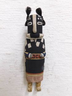 Old Style Hopi Carved Kokopelli Mana Traditional Racer Katsina Doll