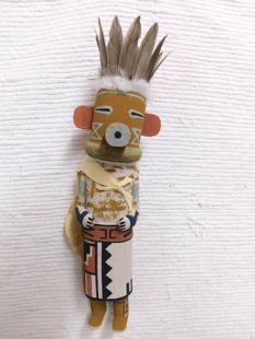 Old Style Hopi Carved Mustard Greens Traditional Plant Katsina Doll