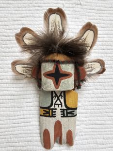 Old Style Hopi Carved Chasing Star Traditional Planetary Kachina Doll (Katsina Doll) Ornament