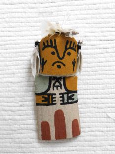 Old Style Hopi Carved Qoqooqlo Traditional Storyteller Katsina Doll Ornament