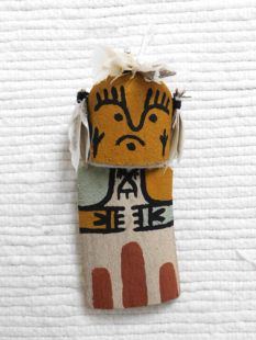 Old Style Hopi Carved Qoqooqlo Traditional Storyteller Kachina Doll (Katsina Doll) Ornament