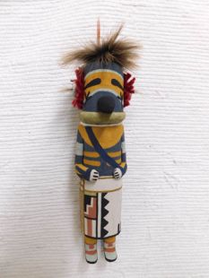 Old Style Hopi Carved Quail Traditional Runner Katsina Doll