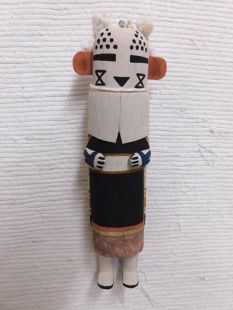 Old Style Hopi Carved Snow Maiden Traditional Katsina Doll