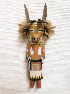 Old Style Hopi Carved Squirrel Traditional Runner Katsina Doll