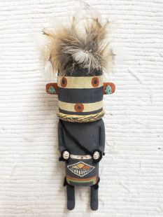 Old Style Hopi Carved Dung Carrier Traditional Katsina Doll 