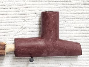 Native American Made Pipestone Plains Style Pipe 