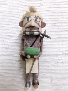 Old Style Hopi Carved Imitator Traditional Clown Katsina Doll