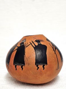 Flute Players Gourd Pot