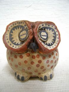 Owl Effigy Gourd Pot
