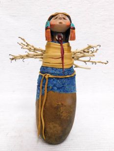 Stick Carrier Gourd Figure