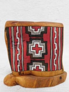 Native American Navajo Carved Chiefs Blanket