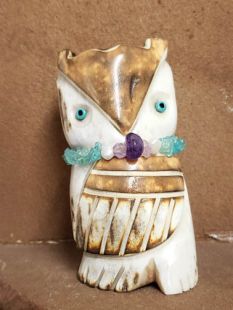 Zuni Carved Owl Fetish 