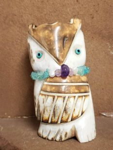 Zuni Carved Owl Fetish 