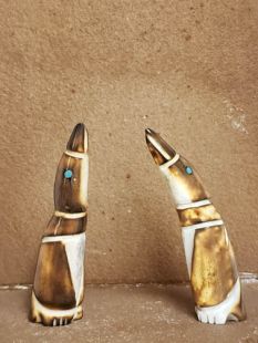 Zuni Carved Penguin Fetishes