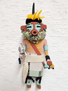 Old Style Navajo Carved Hopi Heheya Traditional Messenger Kachina Doll (Katsina Doll)