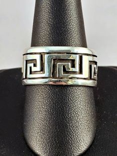 Native American Hopi Made Overlay Ring 