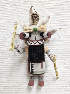 Old Style Hopi Carved Cactus Traditional Plant Kachina Doll (Katsina Doll)