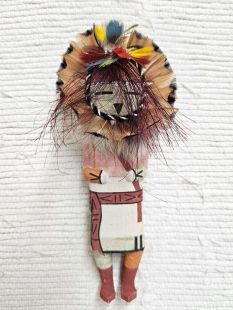 Old Style Hopi Carved Sunface Traditional Powerful Spirit Katsina Doll