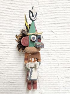Old Style Hopi Carved Planet Traditional Fearsome Kachina Doll (Katsina Doll)