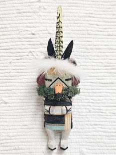 Old Style Hopi Carved Eagle Traditional Kachina Doll (Katsina Doll)