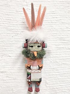 Old Style Hopi Carved Hummingbird Traditional Bird Kachina Doll (Katsina Doll)