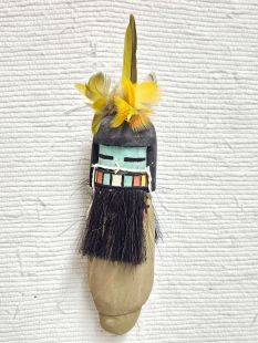 Old Style Hopi Carved Longhair Traditional Rain Dancer Kachina Doll (Katsina Doll)