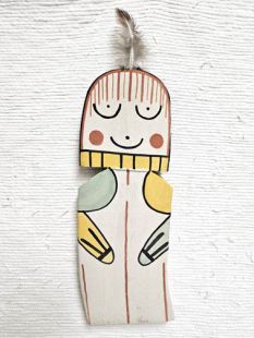 Old Style Hopi Carved Grandmother Traditional Katsina Doll