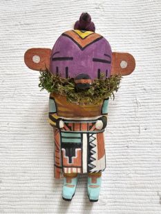 Old Style Hopi Carved Hummingbird Traditional Bird Katsina Doll