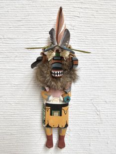 Old Style Hopi Carved Lizard Traditional Kachina Doll (Katsina Doll)