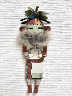 Old Style Hopi Carved Thunder Traditional Dancer Kachina Doll (Katsina Doll)