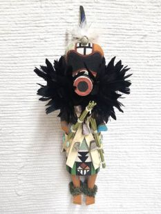 Old Style Hopi Carved Sipikne Traditional Guard Kachina Doll (Katsina Doll)