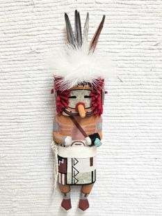 Old Style Hopi Carved Hummingbird Traditional Bird Kachina Doll (Katsina Doll)