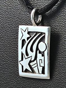 Native American Hopi Made Universe Pendant