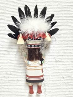 Old Style Hopi Carved Hototo Traditional Guard Kachina Doll (Katsina Doll)
