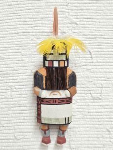 Old Style Hopi Carved Longhair Traditional Rain Dancer Kachina Doll (Katsina Doll)