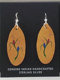 Native American Cherokee Made Dancing Corn Earrings