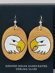 Native American Cherokee Made Eagle Earrings