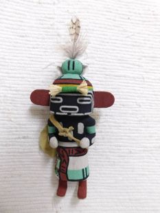 Old Style Hopi Carved Warrior Twin Traditional Warrior Katsina Doll