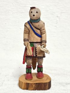 Native American Hopi Carved Eototo Chief Kachina Doll (Katsina Doll)