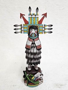 Native American Hopi Carved Shalako Mana Kachina Doll (Katsina Doll)