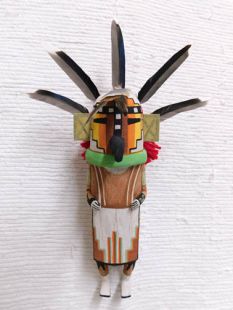 Old Style Hopi Carved Laguna Gambler Traditional Katsina Doll