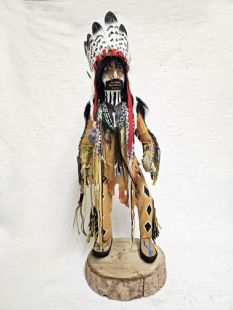 Native American Made Buffalo Soldier Doll 