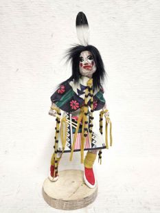 Native American Made Whiteface Maiden Dancer Katsina Doll