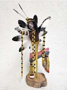 Native American Made Men's Traditional Dancer Katsina Doll