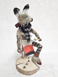 Native American Made Left Handed Hunter Katsina Doll