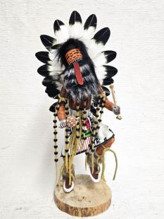 Native American Made Comanche Warrior Katsina Doll